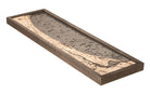 Myrtle Beach, South Carolina 3D wood map, light frame