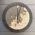 Northwest Michigan wood ring clock