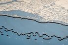 Longboat Key to Manasota Key UV-printed wood map, light frame